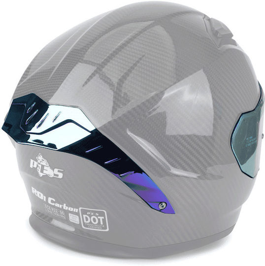 Iridium Spoiler Spate Pes R01 Carbon Casca Moto Aripă Spate Aerodinamică ECE DOT
