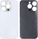 Apple iPhone 14 Pro Max Капак за Заден Край По-Голяма Дупка Сребърен Клас A