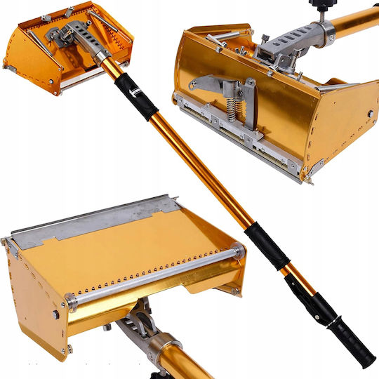 Cutie de Glet Proflex – Unealtă de Îmbinare Plăci de Gips Carton 3 Kg 250 Mm Telescopică în 5 Trepte Reglaj Lamă în 6 Trepte Roți Reglabile Cap Reglabil