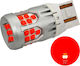 Bulb W21/5w Led 7443 10-50v No Fault 2800lm Red