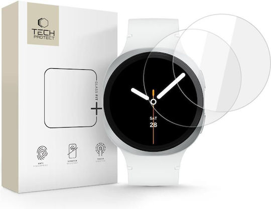 Tech-Protect Glass Fit+ Tempered Glass for Galaxy Watch 8 / 9 40mm 2 pcs