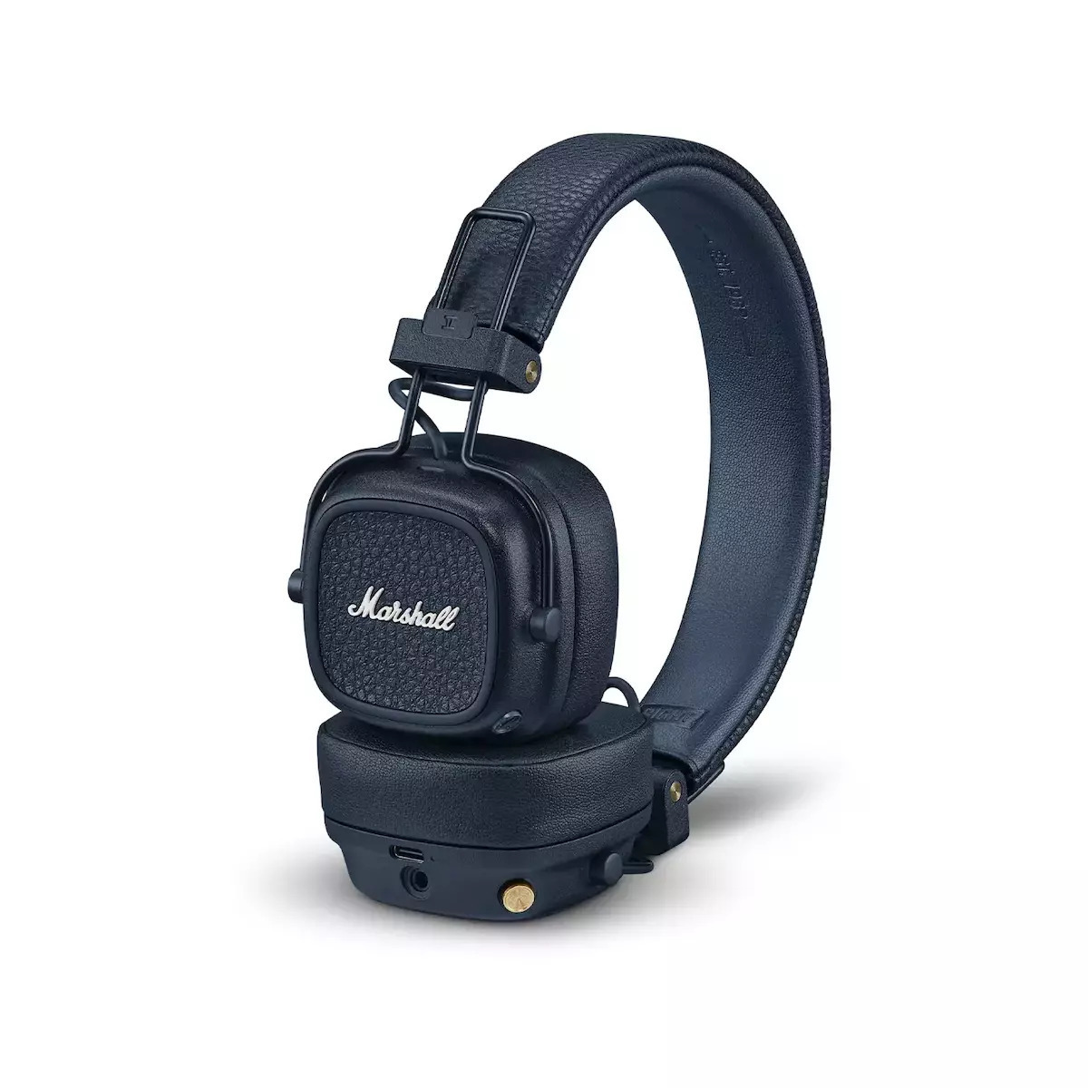 Marshall Major V Ασύρματα / Ενσύρματα On Ear Ακουστικά με 100 ώρες Λειτουργίας και Quick Charge Midnight Blue (MARSMVLEBLUE)