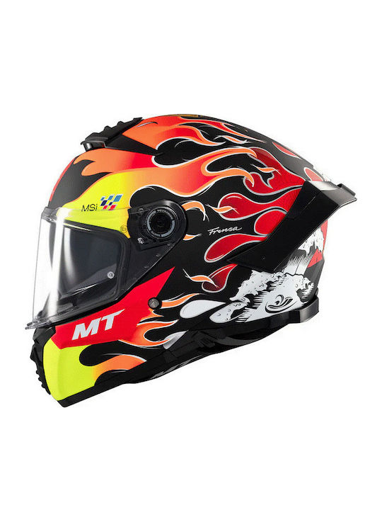 MT Thunder 4 SV Freeway A5 Gloss Мотоциклетна каска Full Face ECE 22.06 1500гр с Sunvisor