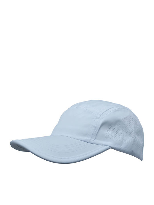 Καπέλο Τζόκεϊ Microfiber Fast Dry Ανδρικό Brims Trims Λευκό