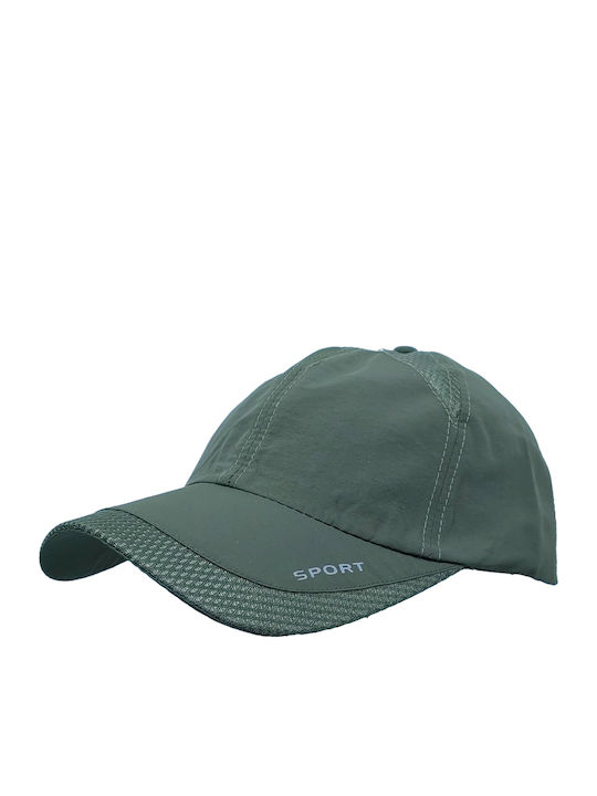 Καπέλο Τζόκεϊ Microfiber Fast Dry Ανδρικό Brims Trims Χακί