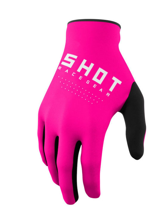 Shot Mx Raw Herren Motocross-Handschuhe Pink