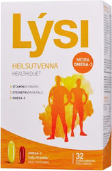 Lysi Health Duet 1000мг 4 x 4 капсули Lysi Health Duet 1000мг 4 x 4 капсули