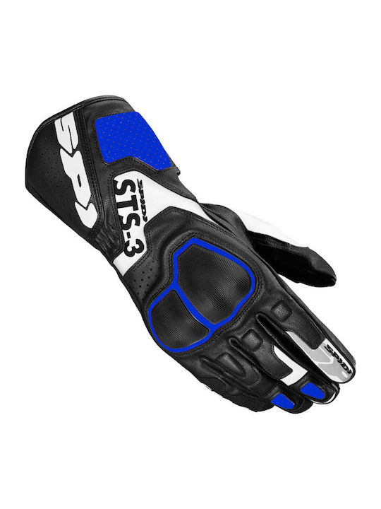 Spidi STS-3 Мъжки Мотоциклетни ръкавици Black/Blue