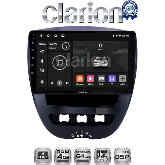 Clarion Автомобилна Аудио Система (Блутут/USB/WiFi/GPS/Apple-Carplay/Android-Auto)