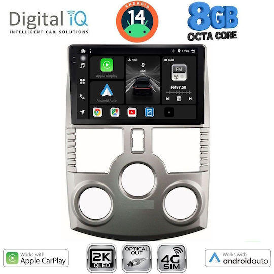 Digital IQ Ηχοσύστημα Αυτοκινήτου για Daihatsu Terios 2006-2017 (Bluetooth/USB/WiFi/GPS/Apple-Carplay/Android-Auto) με Οθόνη Αφής 9"