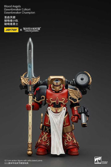 Warhammer Horus Heresy Action Figure 1:18 Blood Angels Raldoron First Captain Blood Angels 13 Cm