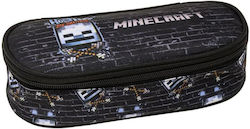 Graffiti Federmäppchen Oval Wand Minecraft Schwarze 258342