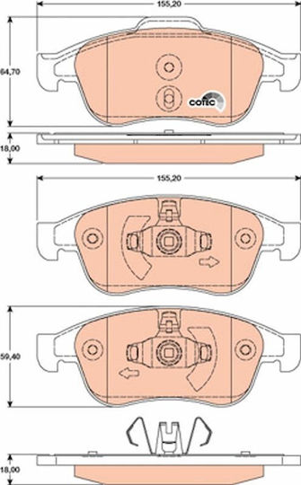 Trw Gdb1789 Brake Pad Set Disc Brake