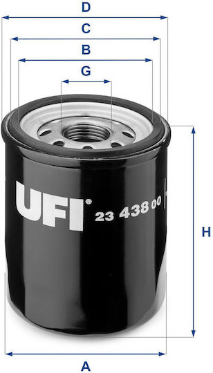 Ufi Oil Filter 23.438.00