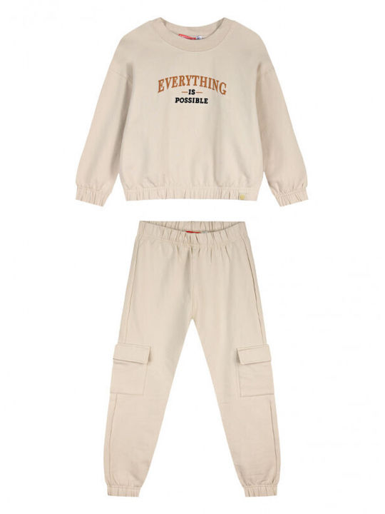 Kids Sweatpants Set Vanilla 2pcs