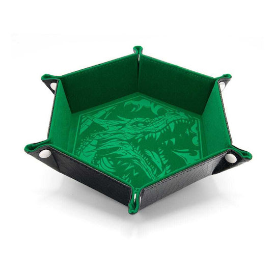 Critstones Tavă Pliabilă pentru Zaruri Ediția Dragon Skin Verde