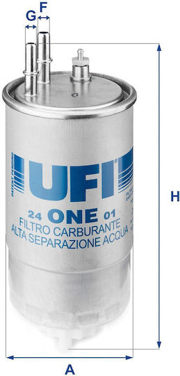 Ufi Benzinfilter 24.one.01