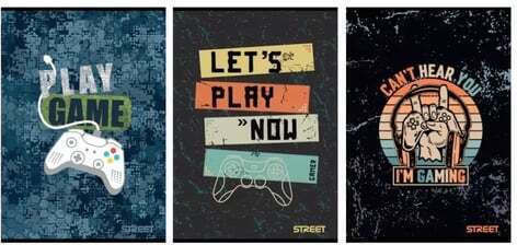 Street Notebook Ruled A5 1pcs (Μiscellaneous Designs)