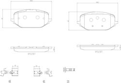 Brembo Brake Pad Set Disc Brake P 61 142