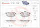 Brembo Brake Pad Set Disc Brake P 61 122