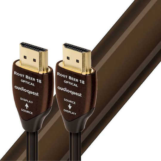 Audioquest Kabel HDMI-Stecker - HDMI-Stecker 15m Schwarz