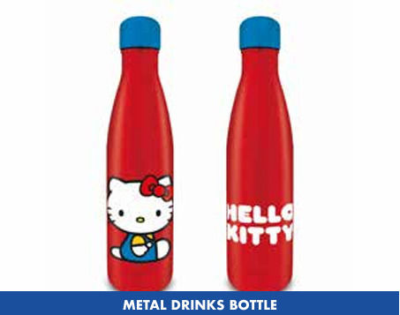 Pyramid International Bottle Παιδικό Παγούρι Hello Kitty Κόκκινο