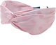 Einfarbige Haar Stirnbänder Turban Punkt Rosa
