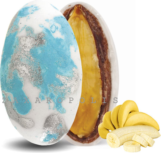 Zaxaropolis Κουφέτα de Migdale My Choco în Formă Clasic cu Aromă de Banană Albastru deschis 1000gr