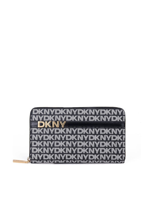 DKNY Avril Μεγάλο Γυναικείο Πορτοφόλι Μαύρο