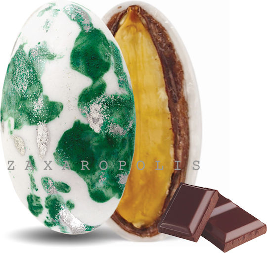 Zaxaropolis Шарени Бадеми My Choco във Форма Класически с Вкус Шоколад Зелен 1000гр