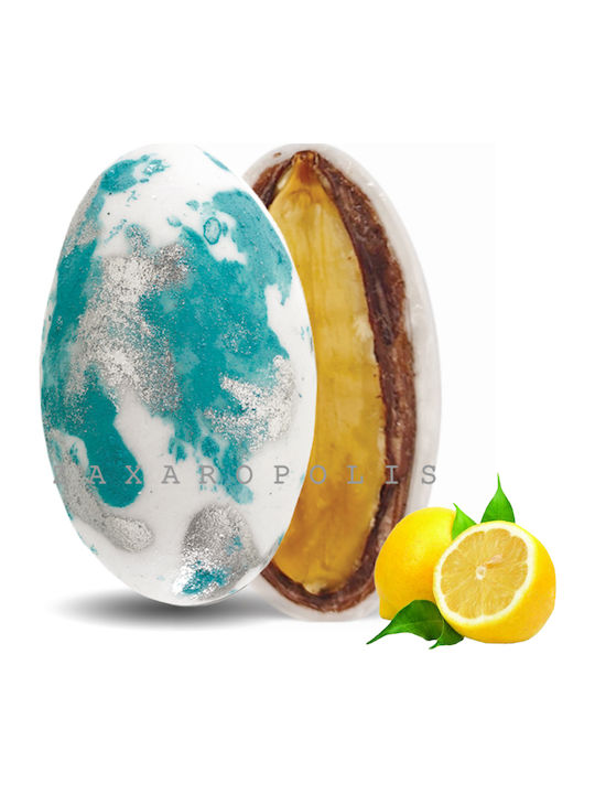Zaxaropolis Κουφέτα Αμυγδάλου My Choco σε Σχήμα Κλασικό με Γεύση Λεμόνι Τιρκουάζ 1000gr
