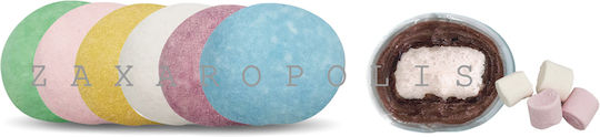 Zaxaropolis Κουφέτα Marshmallow Balls în Formă Clasic cu Aromă de Ciocolata Multicolor 800gr