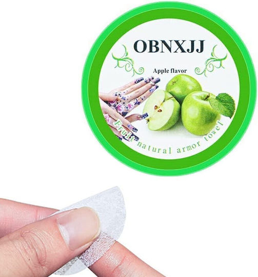 Box of 24 Green Apple Nail Polish Remover & Cleaning Wipes
