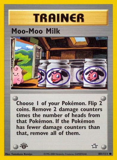 Pokemon Moo-moo Milk-101/111 Single Card