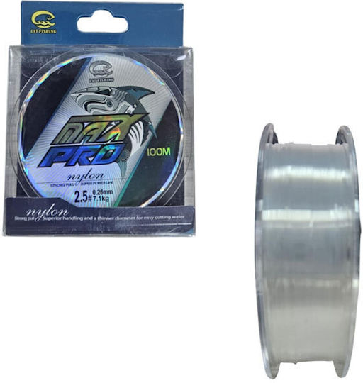 Найлон Влакно За Риболов Max Pro 100m – 2.5# 0.26mm 7.1kg Nylon Fishing Line