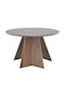 Bibble Rund Tisch Speisesaal Holz Walnut Shade 120x120x76cm