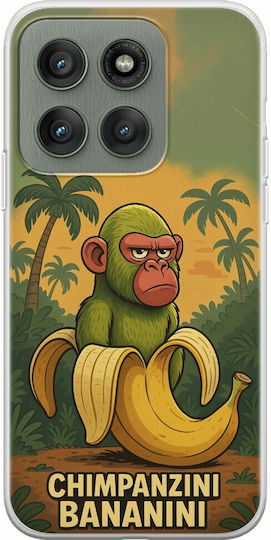 Brainrot Chimpanzini Bananini Motorola Edge 60 Fusion 5g Flexible TPU Transparent Silicone