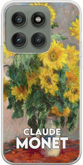 Claude Monet Motorola Edge 60 Fusion 5G Flexible TPU Transparent Silicone