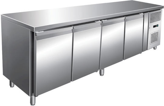 Gefrierbank mit 4 Türen Me Aufsetz Kühlschrank Motor 223*70*85cm