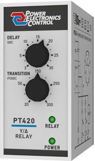 Power Electronics Таймер Реле Стартиране на Delta Starter PT420-8