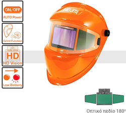 Hojita Elektronik Schweißmaske Mit Optischem Sichtfeld 100x67mm