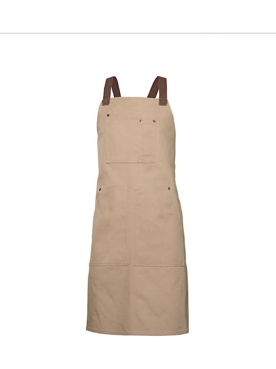 Cross-Back Canvas Apron 404211b Velilla Dark Blue Sugar
