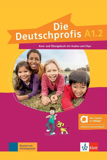 Die Deutschprofis A1.2 Kursbuch Ubungsbuch Online Audio Hybrid Edition Klett Εξώφυλλο