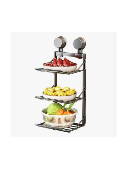 Pendant Inox Shelf 37x16x17cm Silver