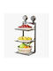 Pendant Inox Shelf 37x16x17cm Silver