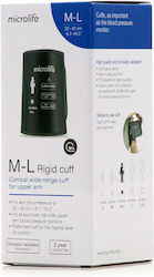 Microlife Wide Range Conical Rigid Cuff 1pc Grey Blood Pressure Monitor Cuff for Adults M-l