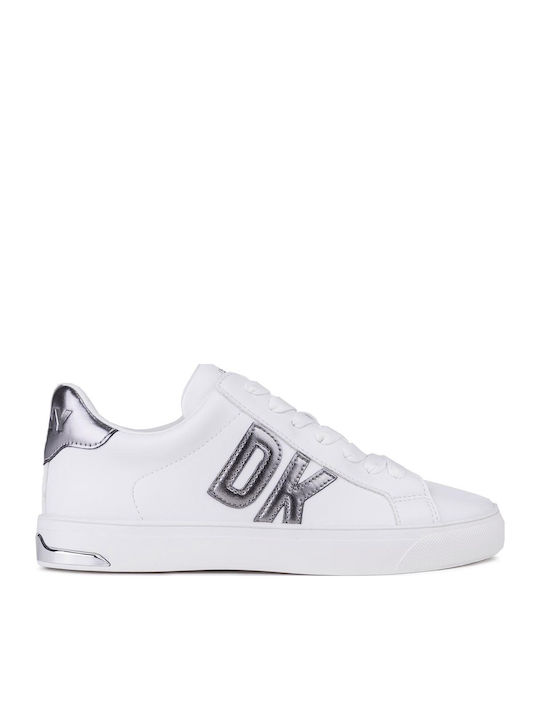 DKNY Abeni Γυναικεία Sneakers White / Nickel