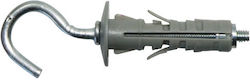 Sapiselco Plastic Screw Anchor 12x45mm Hook 1 Piece