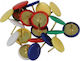 Amtech Multicolored Metal Pins 50 Pieces