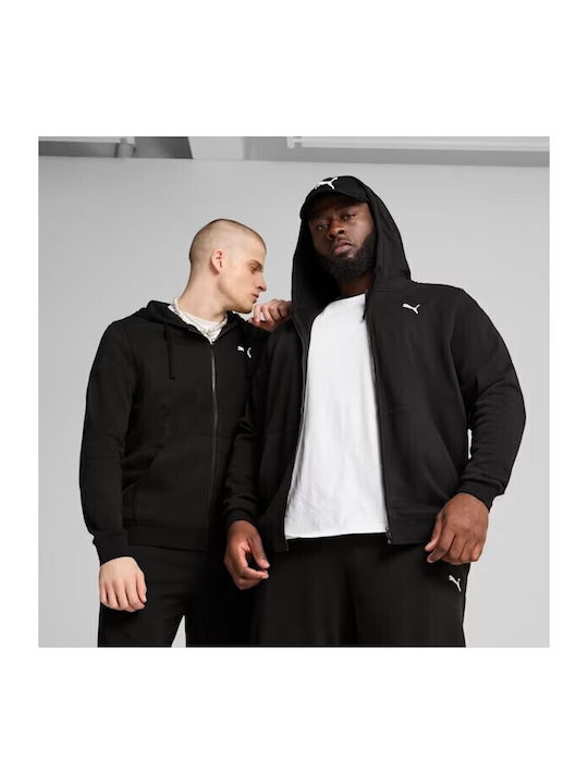 PUMA Essentials Ζακέτα Μαύρο με Κουκούλα